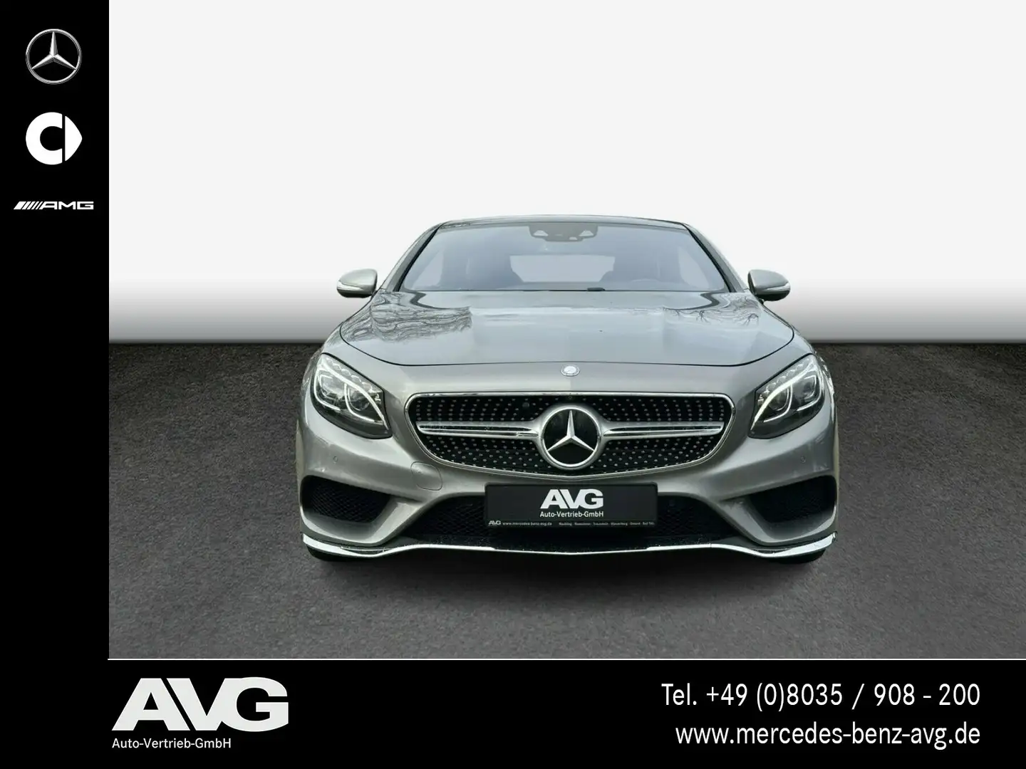Mercedes-Benz S 500 S 500 4MATIC Coupé AMG Line COMAND APS/Navi/LED Silber - 2