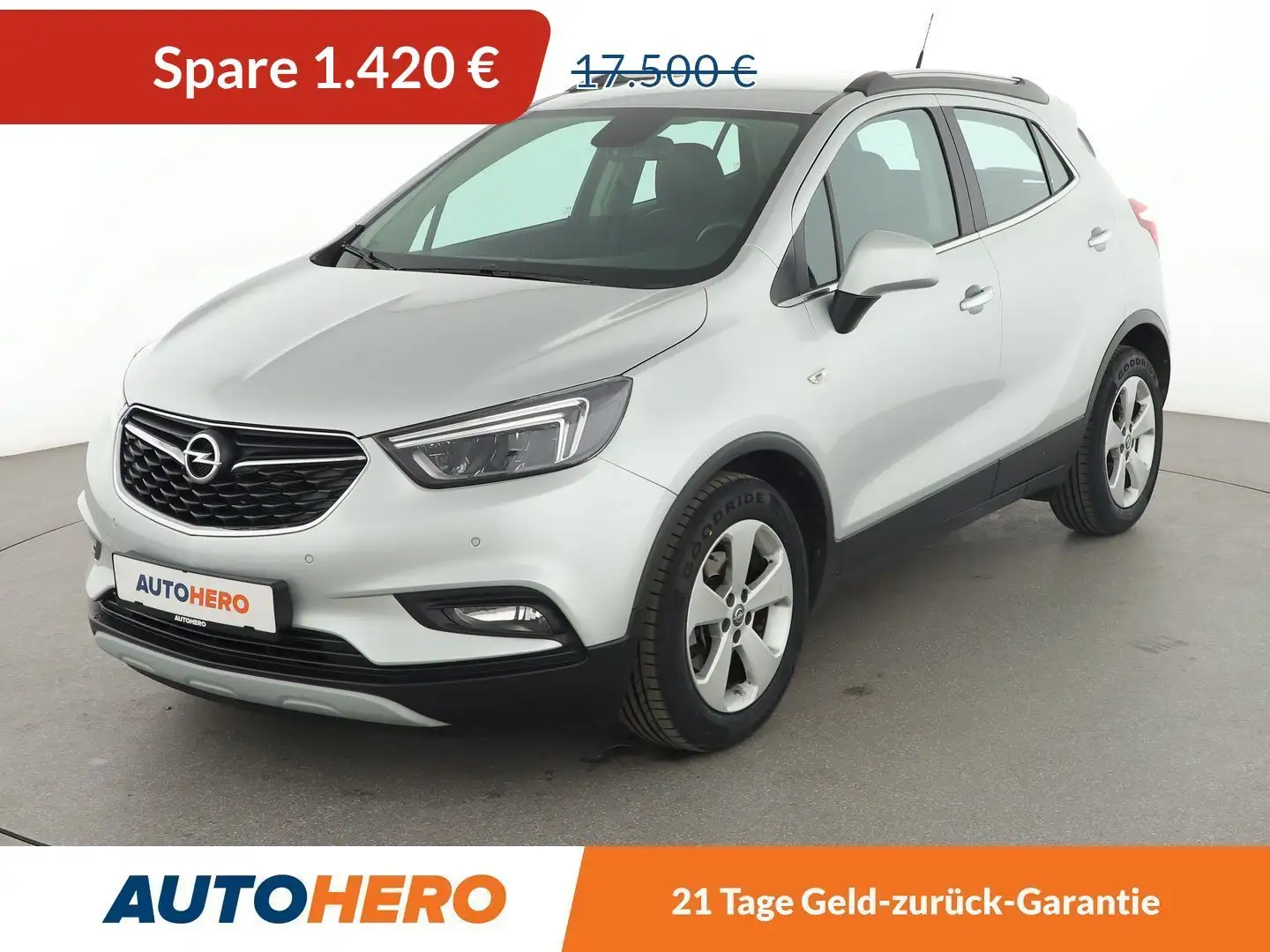 Opel Mokka X 1.4 Turbo Innovation Aut.*NAVI*BI-LED*TEMPO*CAM* Zilver - 1