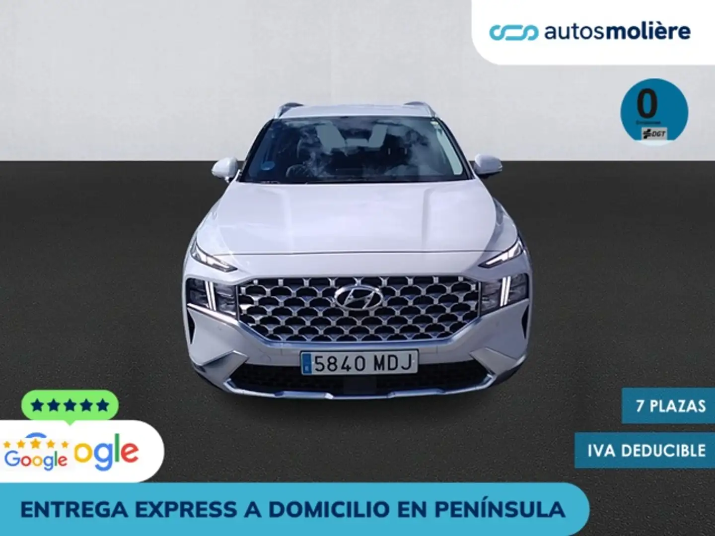 Hyundai SANTA FE 1.6TGDI PHEV Maxx 7pl 4WD 6AT Blanco - 2