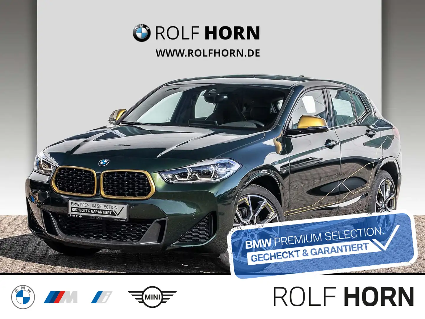 BMW X2 sDrive18d Edition Gold Play HUD Pano LED RFK Grün - 1