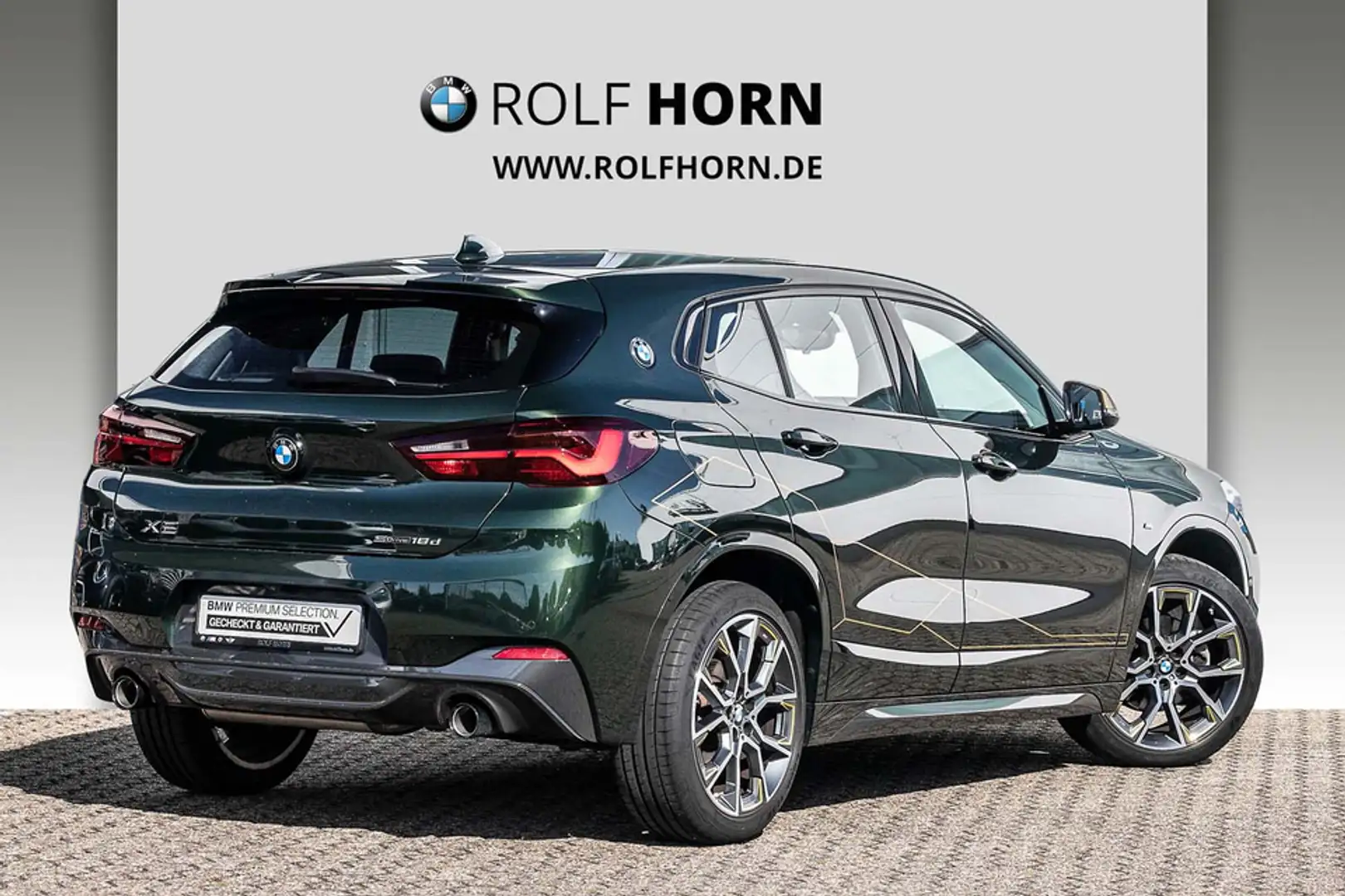 BMW X2 sDrive18d Edition Gold Play HUD Pano LED RFK Grün - 2