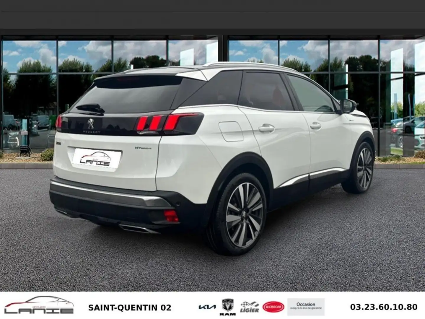 Peugeot 3008 Hybrid4 300 e-EAT8 GT White - 2