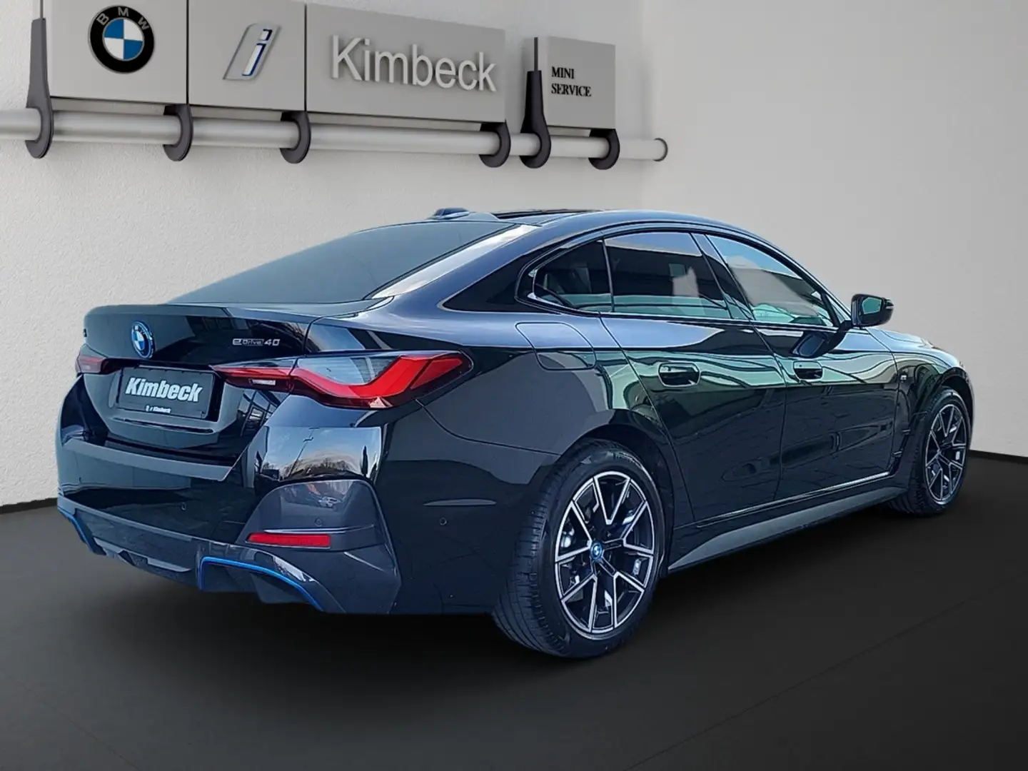 BMW i4 eDrive40 Gran Coupé M SPORT AHK Lenkhzg ParkA Noir - 2