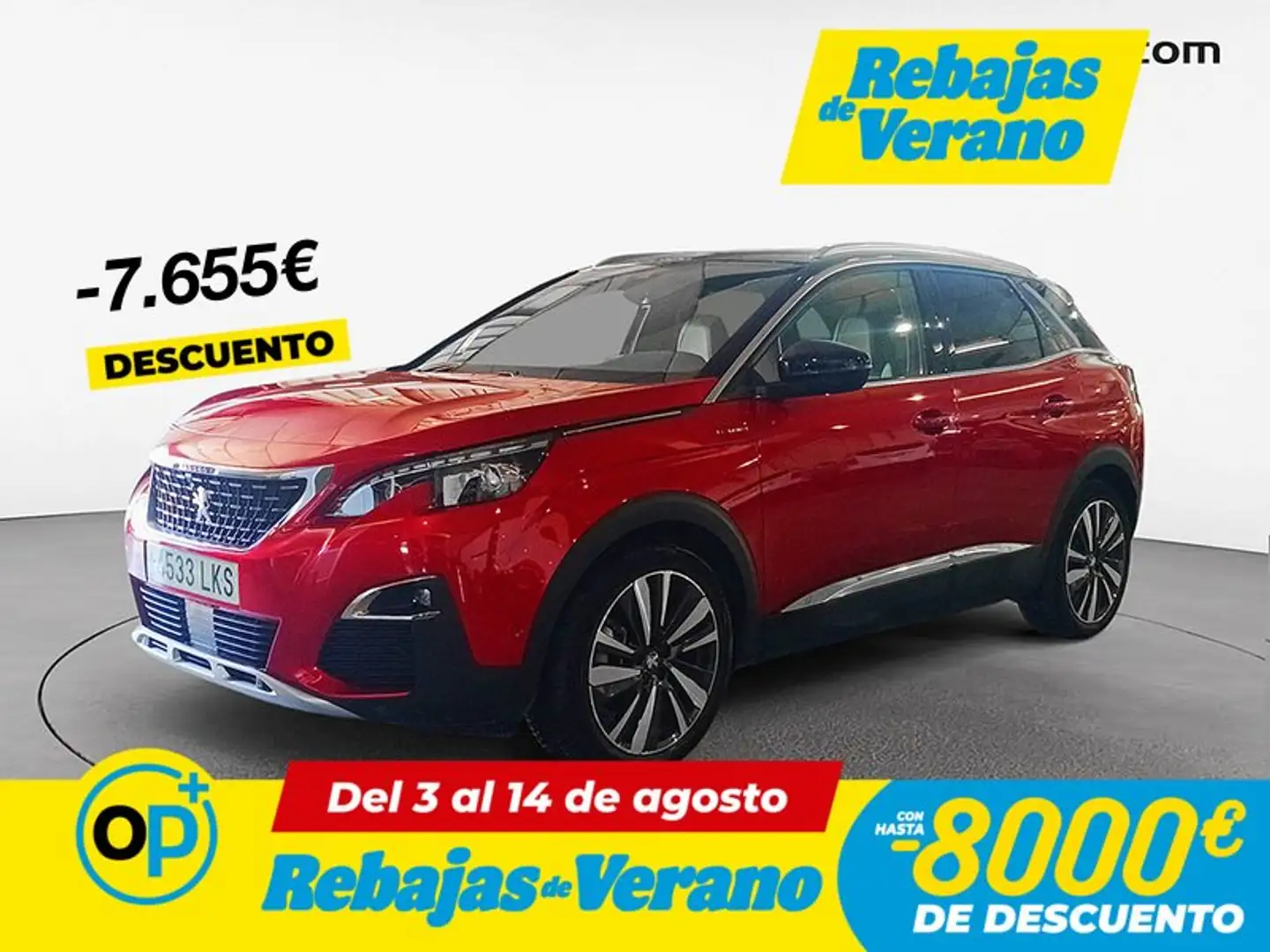 Peugeot 3008 HYB PHEV 300 GT AWD e-EAT8 Rojo - 1