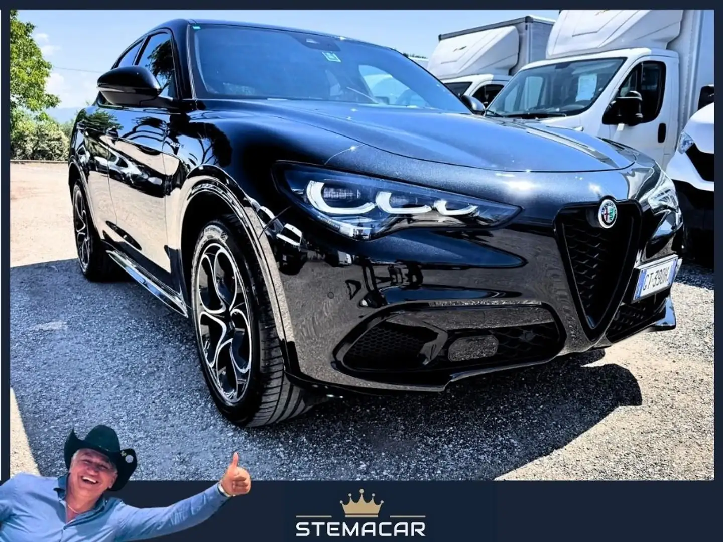Alfa Romeo Stelvio Stelvio 2023 2.2 t Veloce Q4 210cv auto Nero - 1