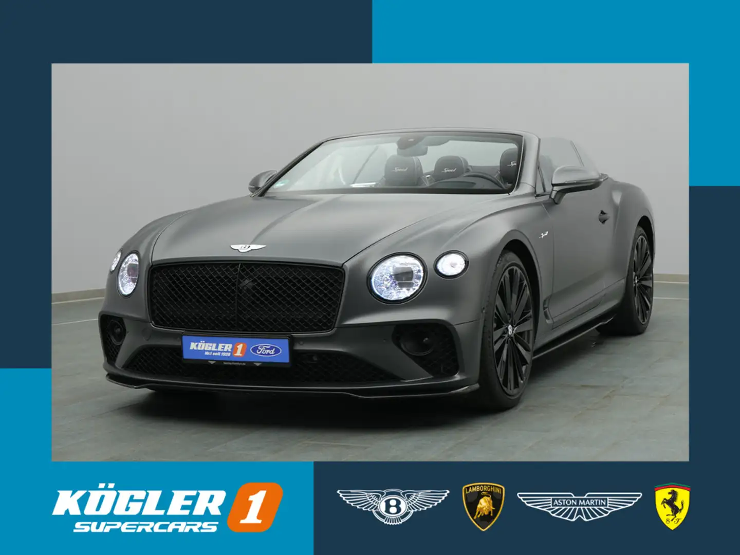 Bentley Continental GTC Speed Satin/Carbon/Dynamic Spec Grau - 1