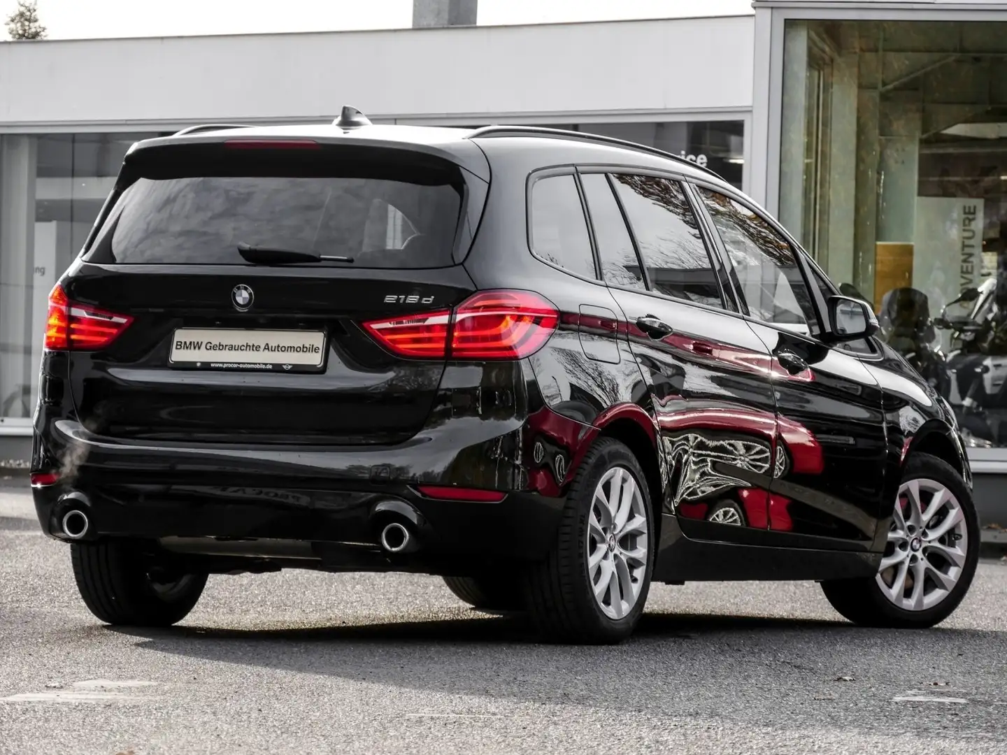 BMW 218 d ADVANTAGE+HuD+AHK+DA+KAMERA+LED Noir - 2