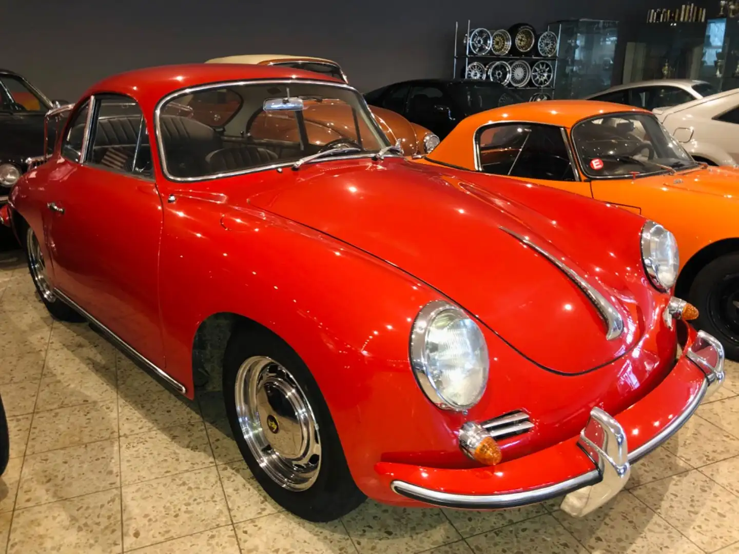 Porsche 356 C 1600C/Wertgutachten 2-/US-Modell/H-Kennz. Rot - 1