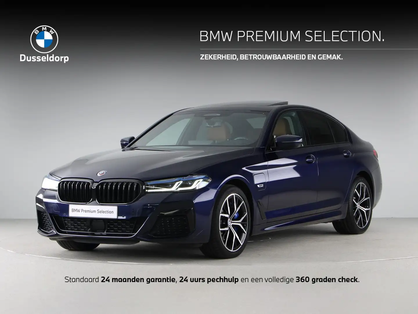 BMW 545 5 Serie 545e xDrive M-Sport Pro Harman Kardon, Mas Modrá - 1
