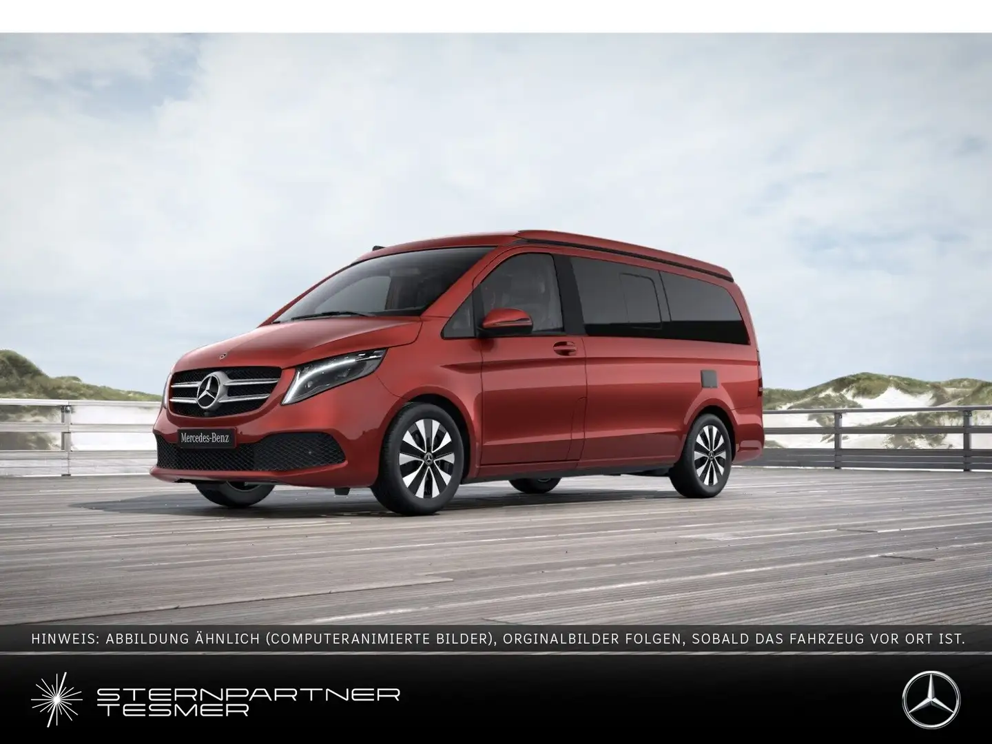 Mercedes-Benz Marco Polo 300 d 4MATIC - KÜCHE! SCHIEBEDACH! AHK! Rood - 1