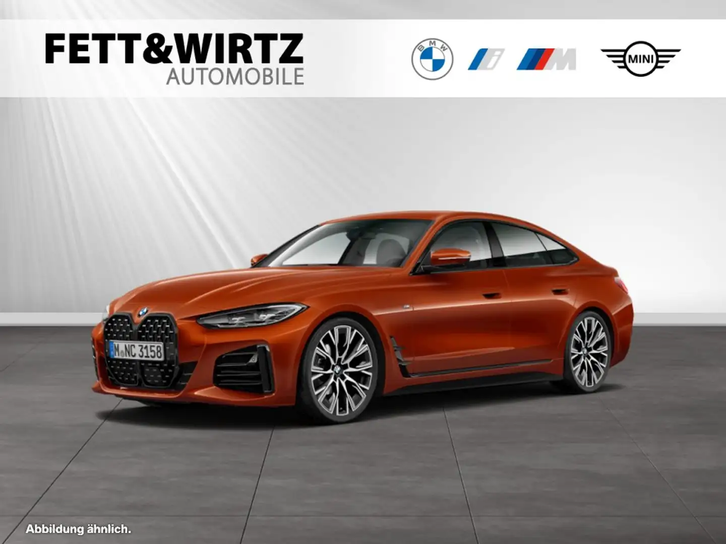 BMW 420 d xDrive M Sport|AHK|Standhzg.|DAProf.|HiFi Orange - 1