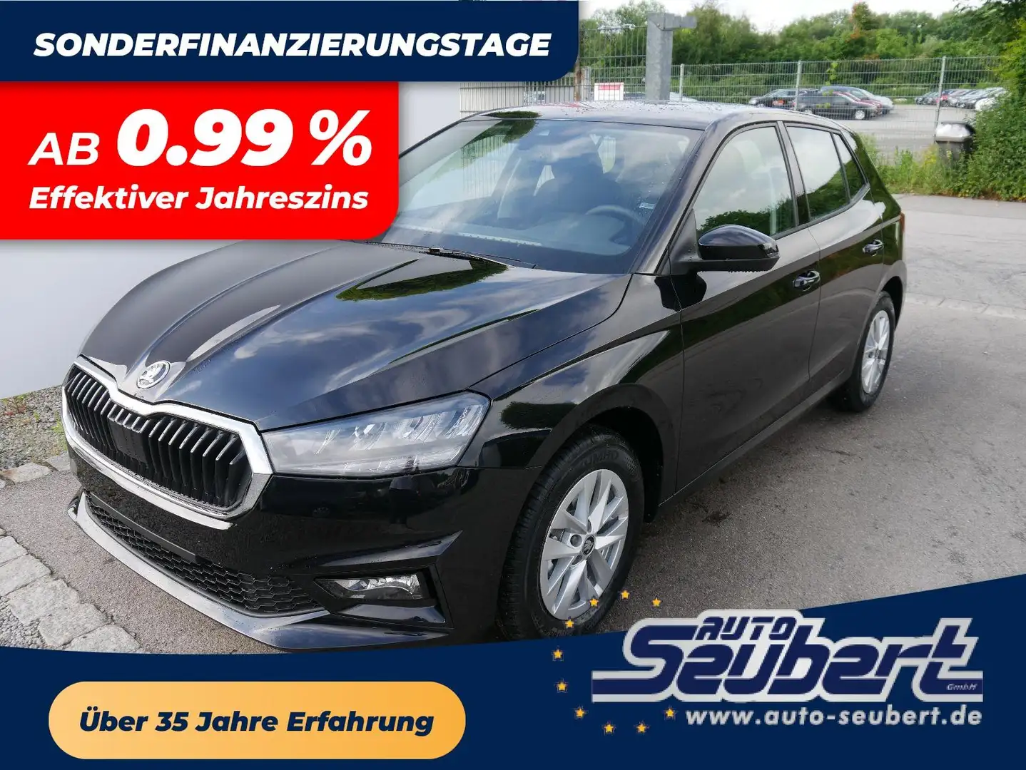 Skoda Fabia 130 Jahre 1,0 MPI *LED*PDC HI.*RFK*APP-CONNECT*SHZ Schwarz - 1