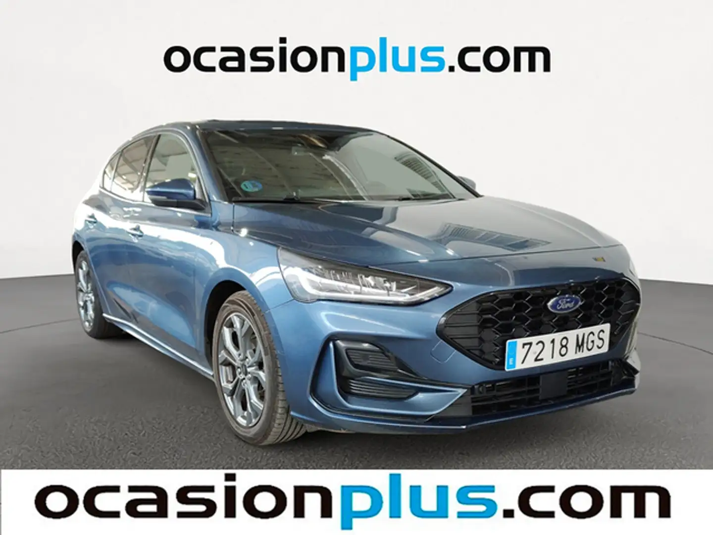 Ford Focus 1.0 Ecoboost MHEV ST-Line 155 Blauw - 2