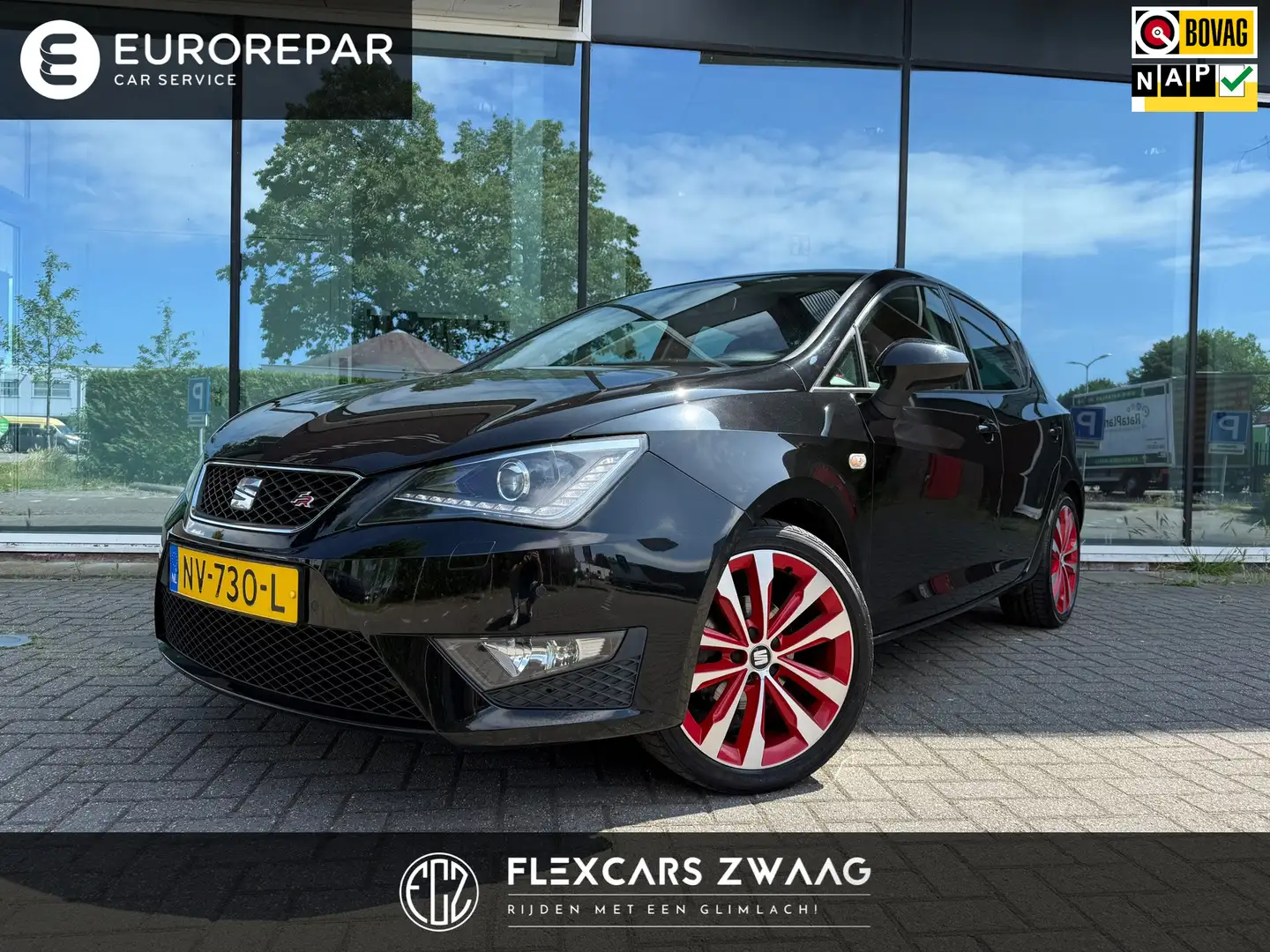 SEAT Ibiza 1.0 EcoTSI FR Connect - Navi - Climate - Parkeerhu Zwart - 1