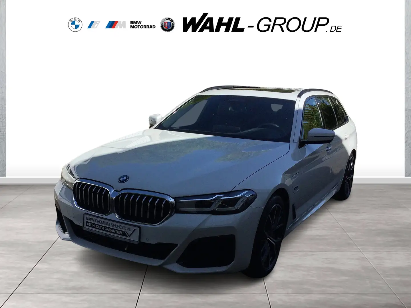 BMW 530 e xDrive TOURING M SPORT LASER AHK PANO HUD  ALARM Weiß - 1