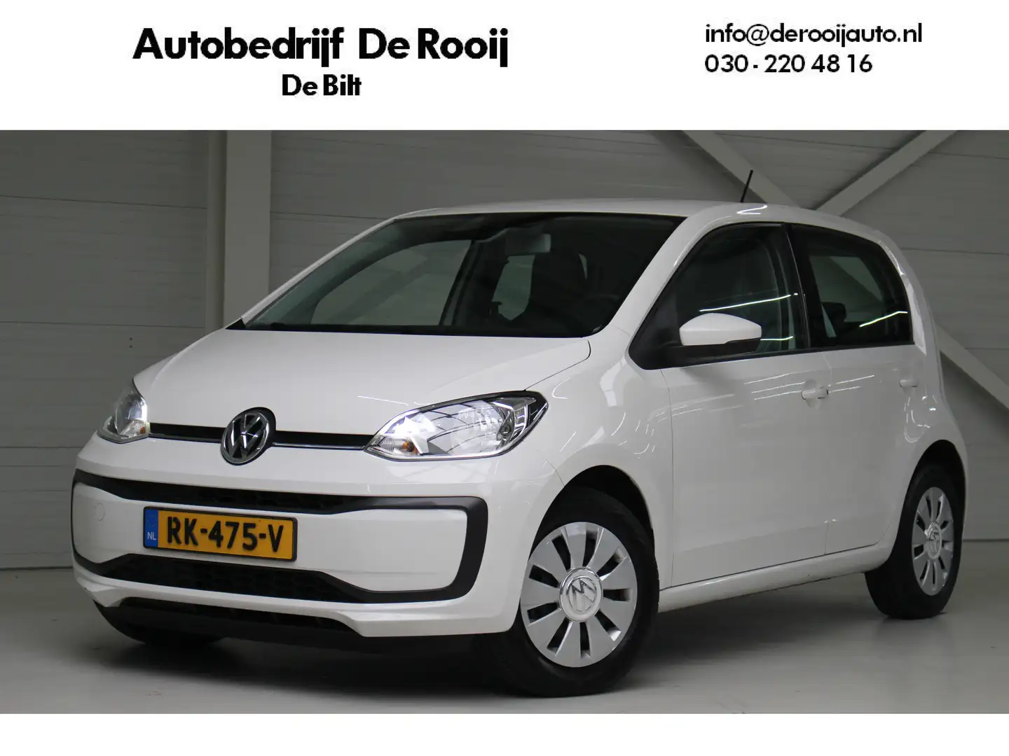 Volkswagen up! 1.0 BMT move up! Airco | DAB+ Radio | Licht- en Re Wit - 1