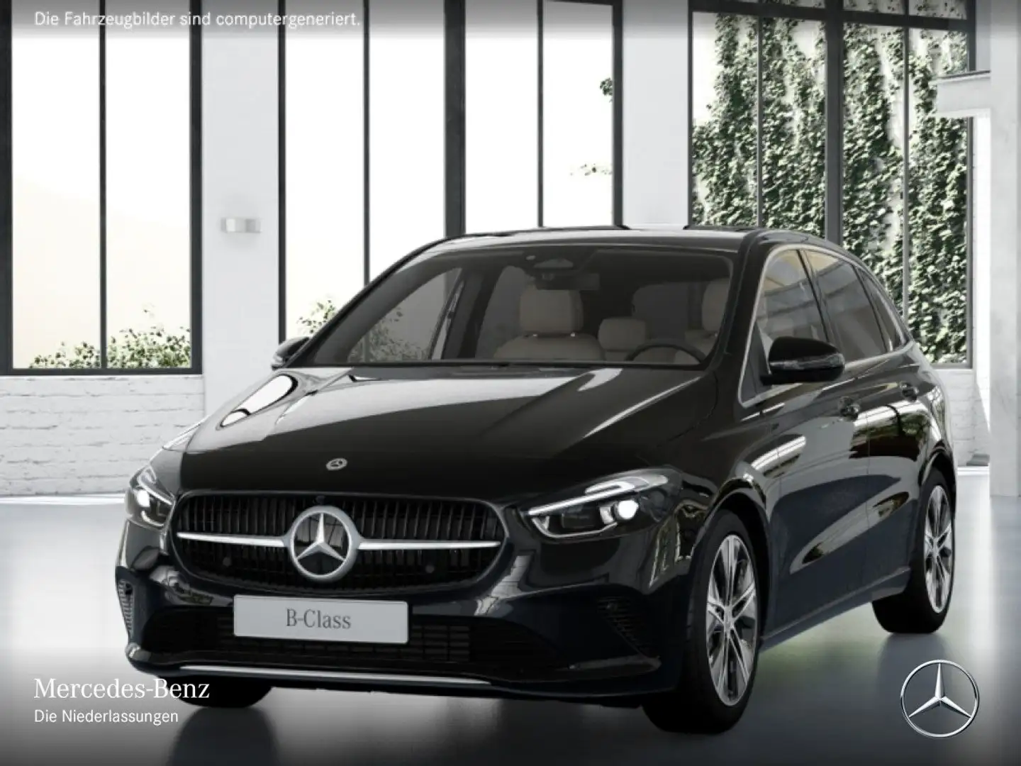 Mercedes-Benz B 200 d PROGRESSIVE+PANO+360°+TOTW+8G Schwarz - 2