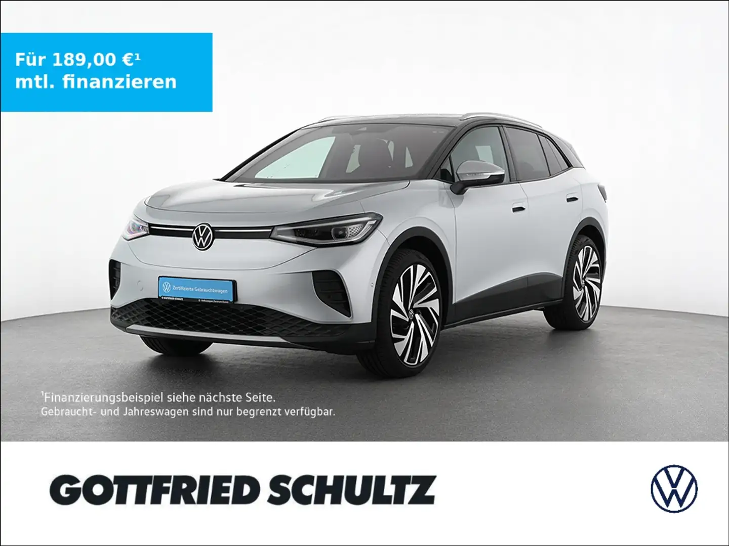 Volkswagen ID.4 Pro Matrix AHK Wärmepumpe Navi Silber - 1