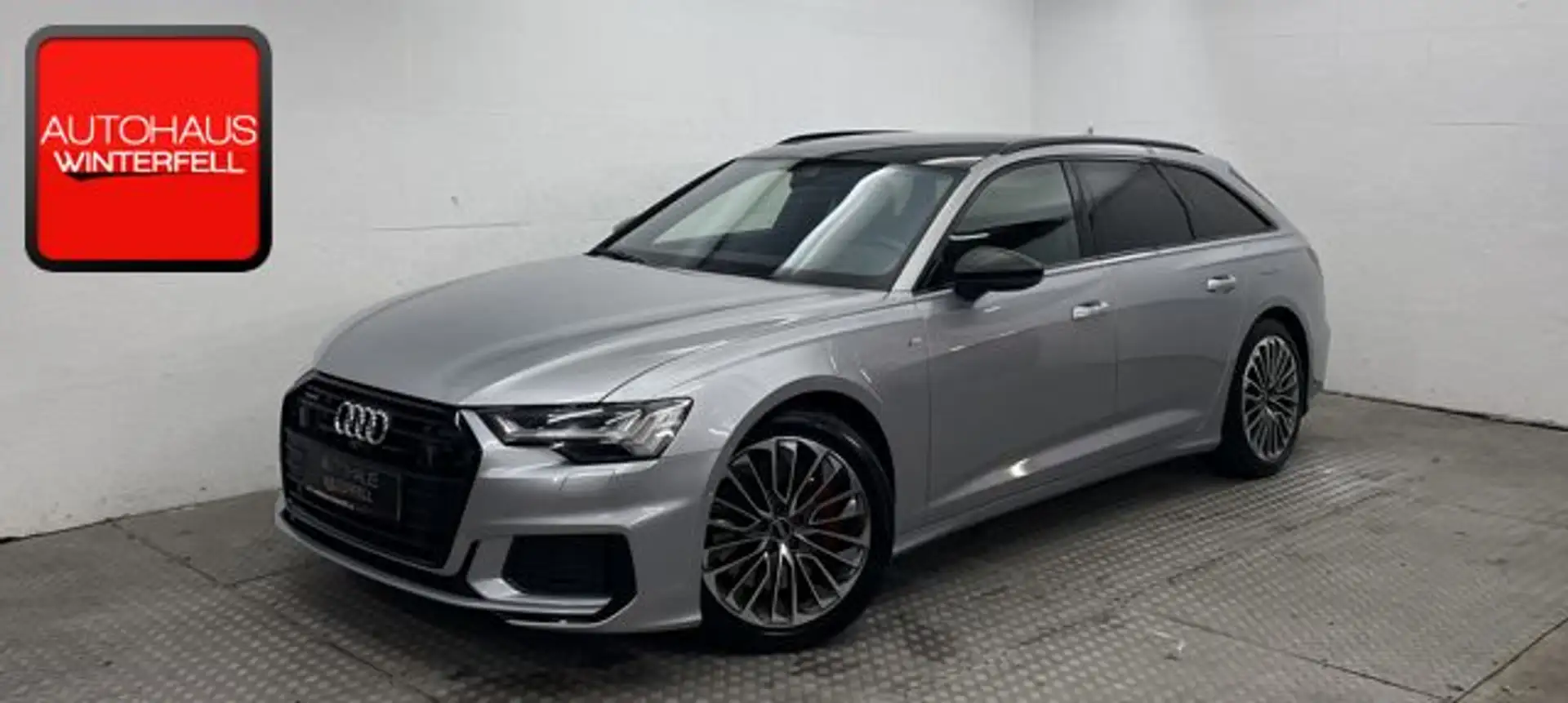Audi A6 Avant 55 TFSI e qu S line PANO+AHK+TV+NACHT+ Silber - 1