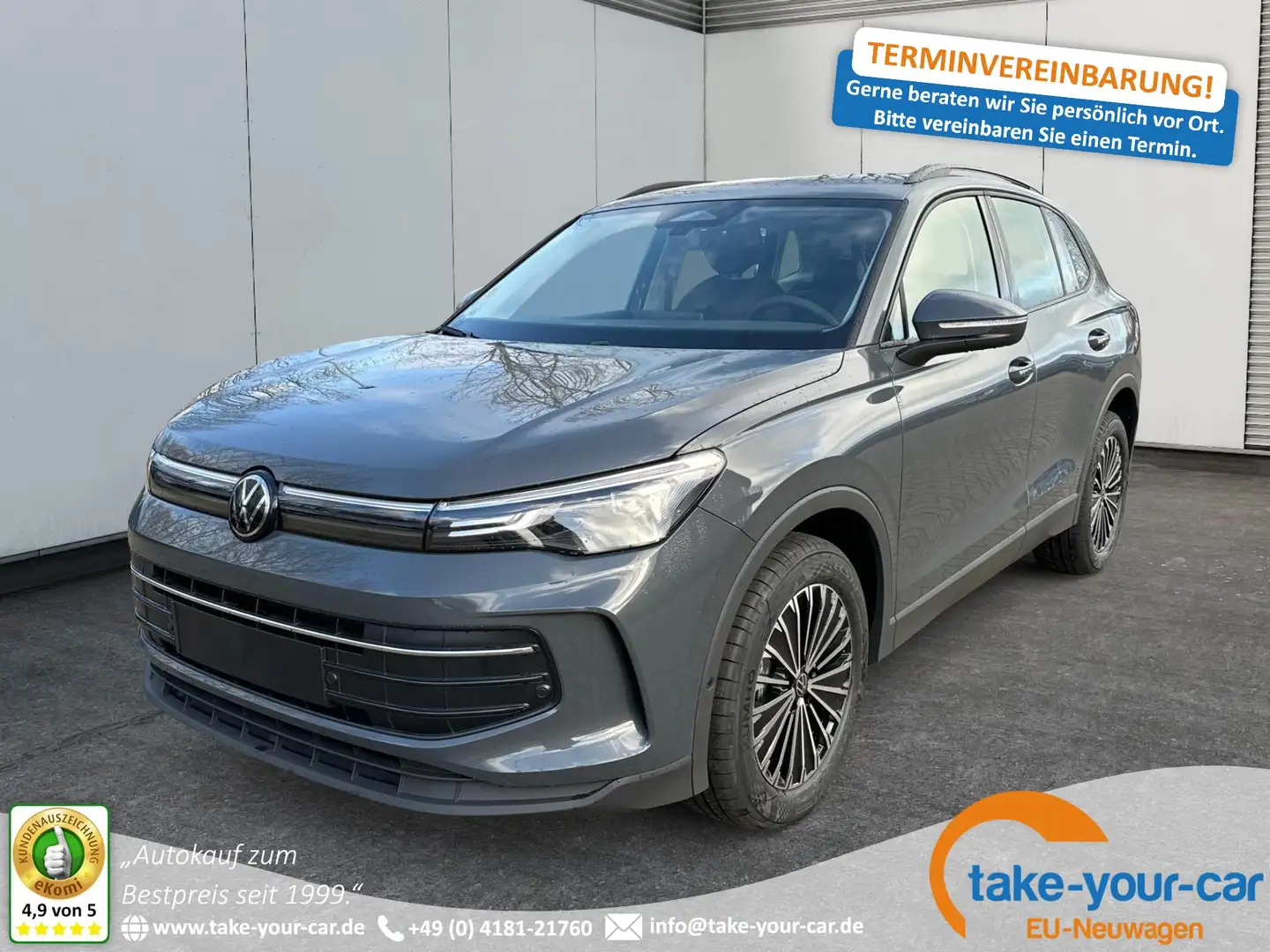 Volkswagen Tiguan Business DSG+NAVI+KAMERA+ACC+SHZ+LED+18'' ALU 2... Grau - 1