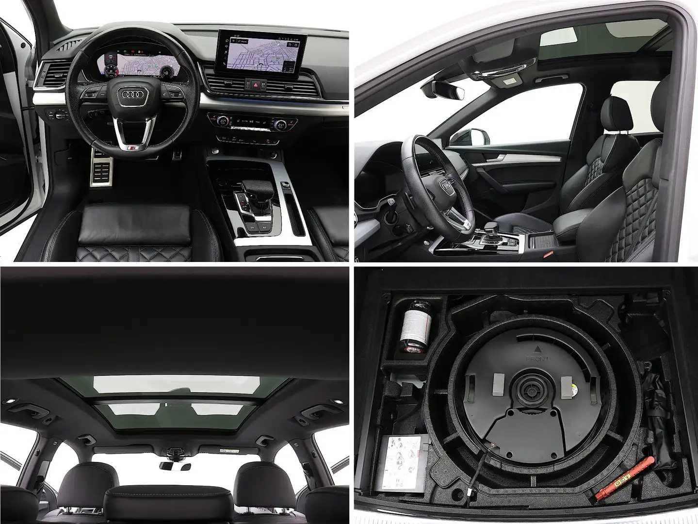 Audi Q5 40 2.0 tdi mhev S line Plus✔️TETTO APRIBILE Bianco - 2