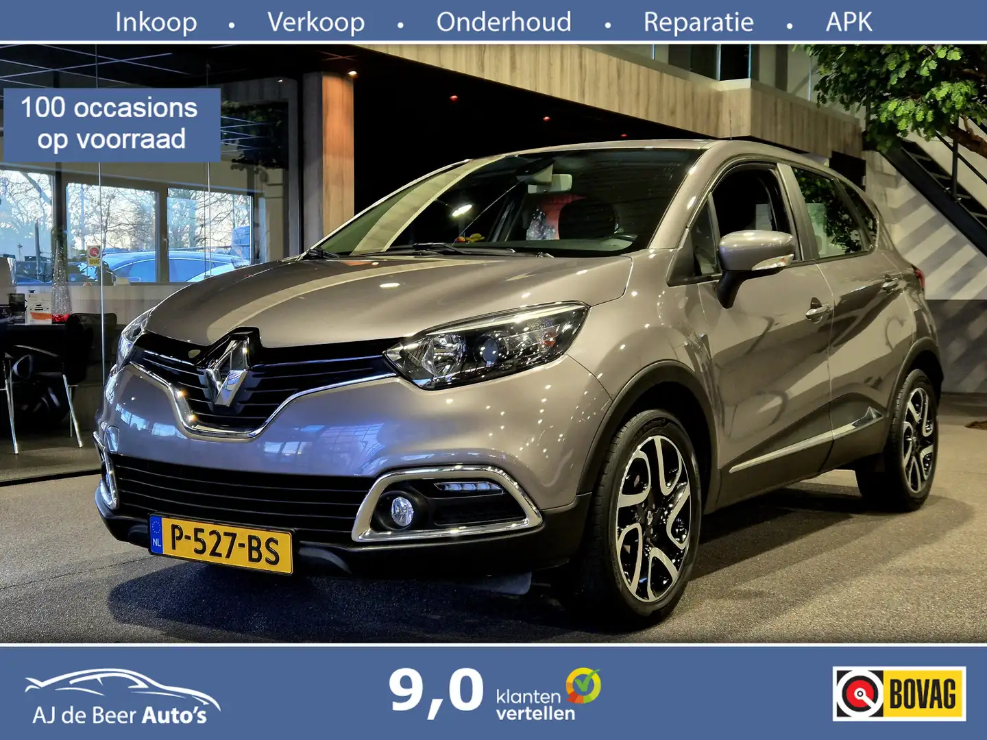 Renault Captur 0.9 TCe Dynamique Navi | Cruise | Airco | LMV Grau - 1
