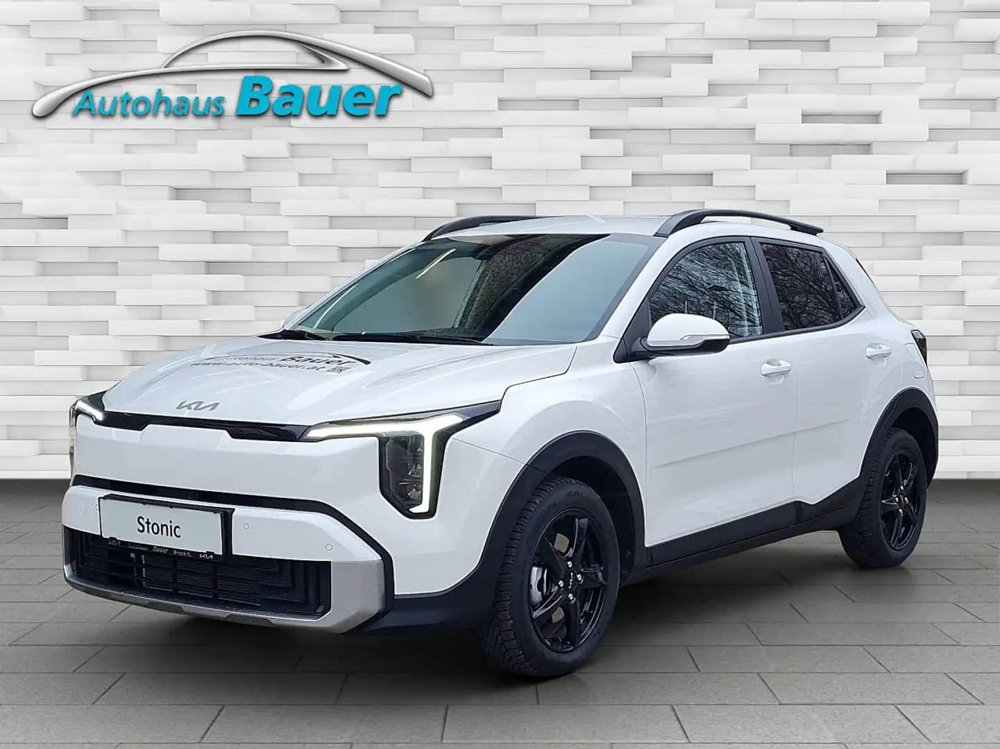 Kia Stonic 1,0 TGDI GPF ISG Silber Weiß - 1