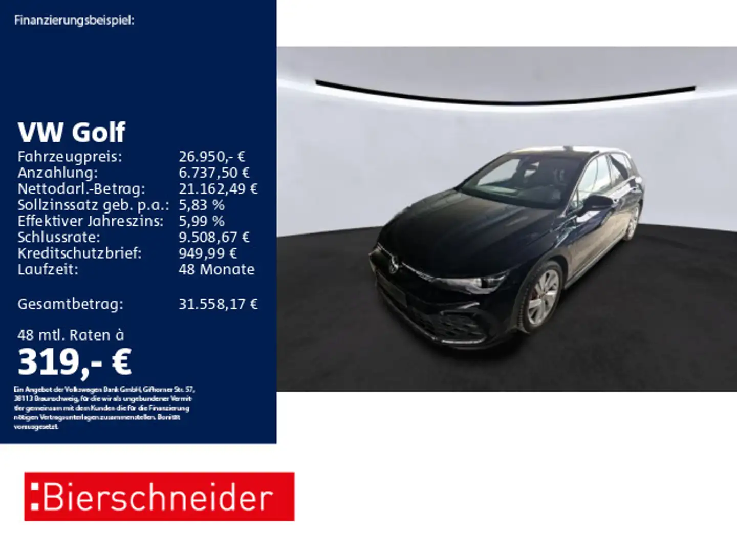 Volkswagen Golf GTE 8 1.4 TSI DSG GTE 18 MATRIX NAVI CAM ACC Schwarz - 1