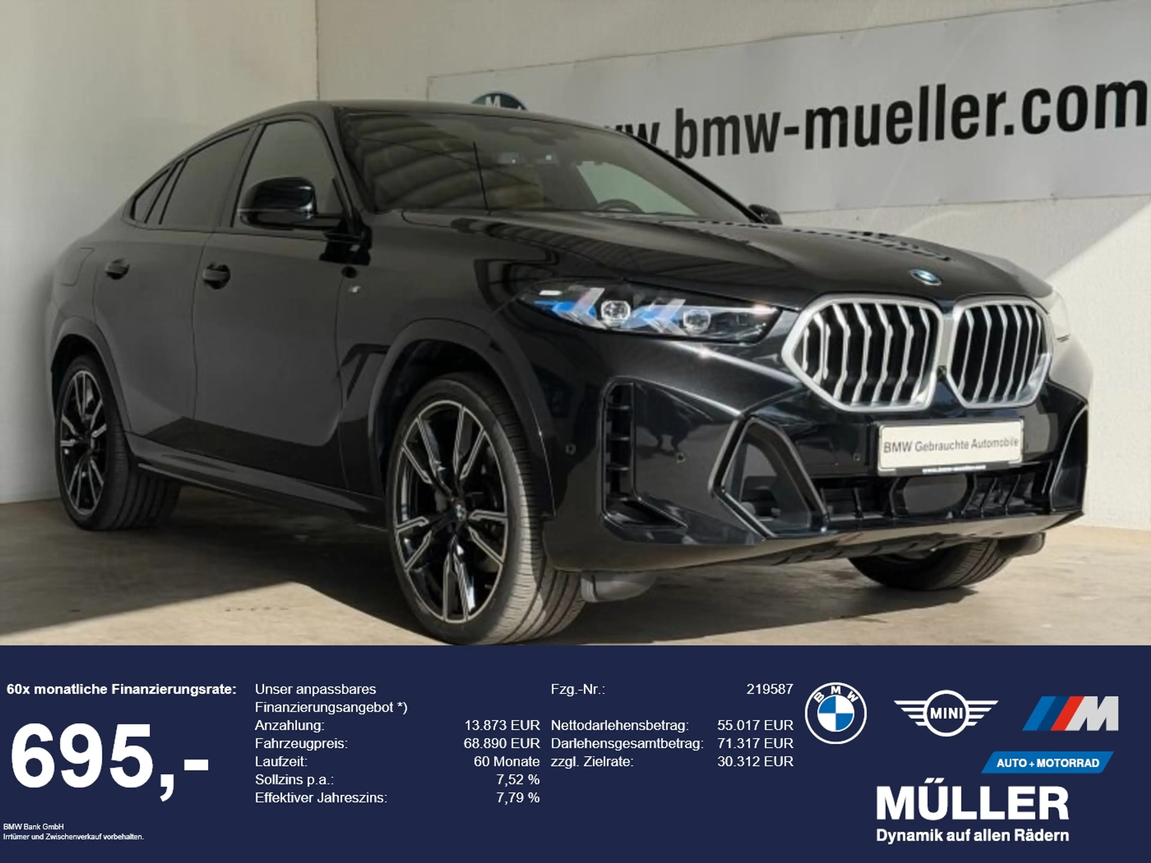 BMW X6 xDrive30d M Sport LED+/MASS/GEST/hk/HUD/PANO