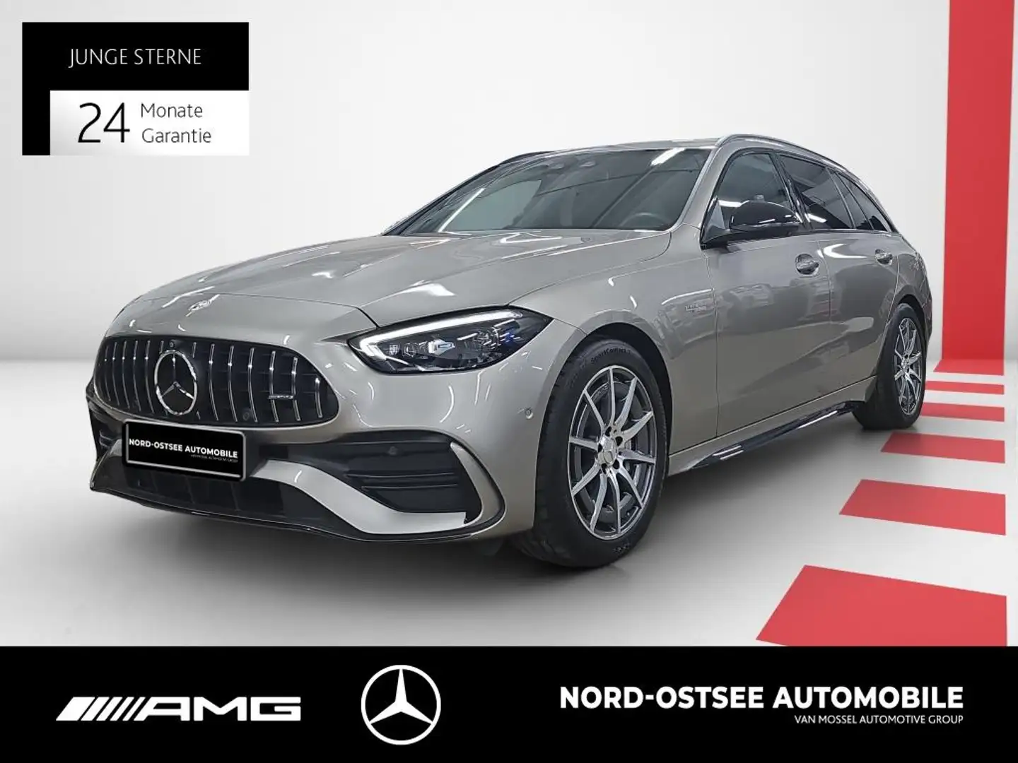 Mercedes-Benz C 43 AMG C 43 T 4M AMG  MBUX LED KEYLESS-GO Argent - 1