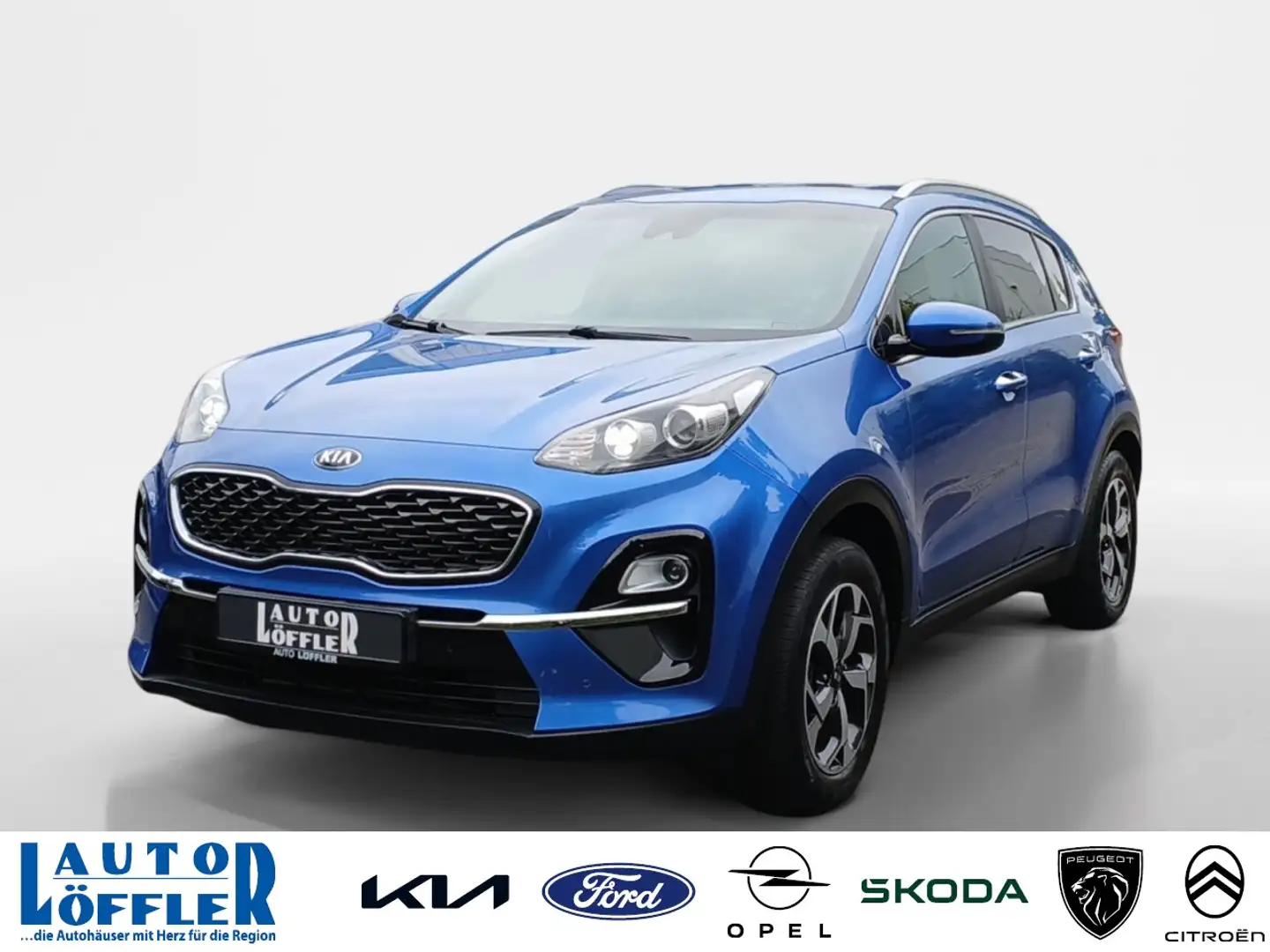 Kia Sportage Vision NAVI^ RFK^ TEMPO^ SHZ^ LHZ^ Klima Navi Bleu - 1