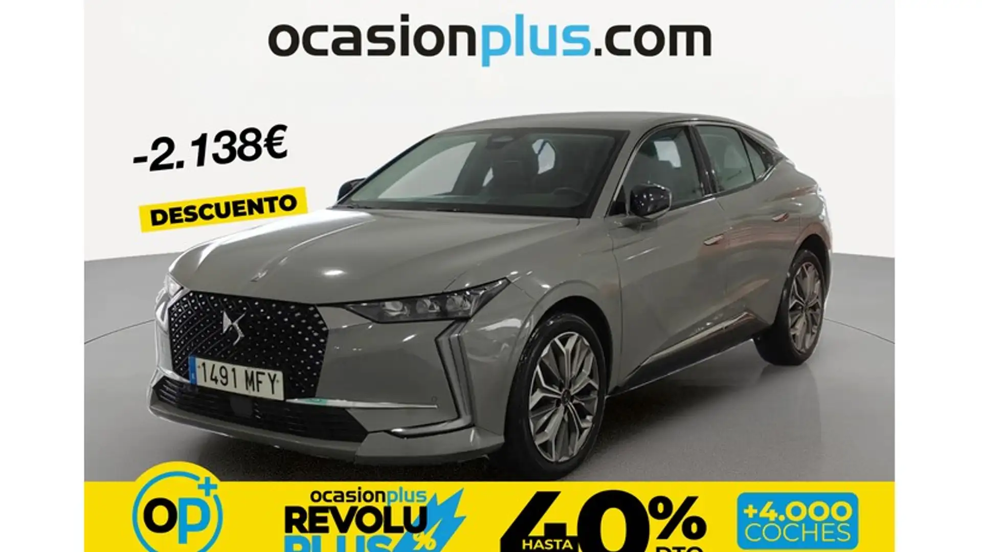 DS Automobiles DS 4 BlueHDi Trocadero Aut. 130 Gris - 1
