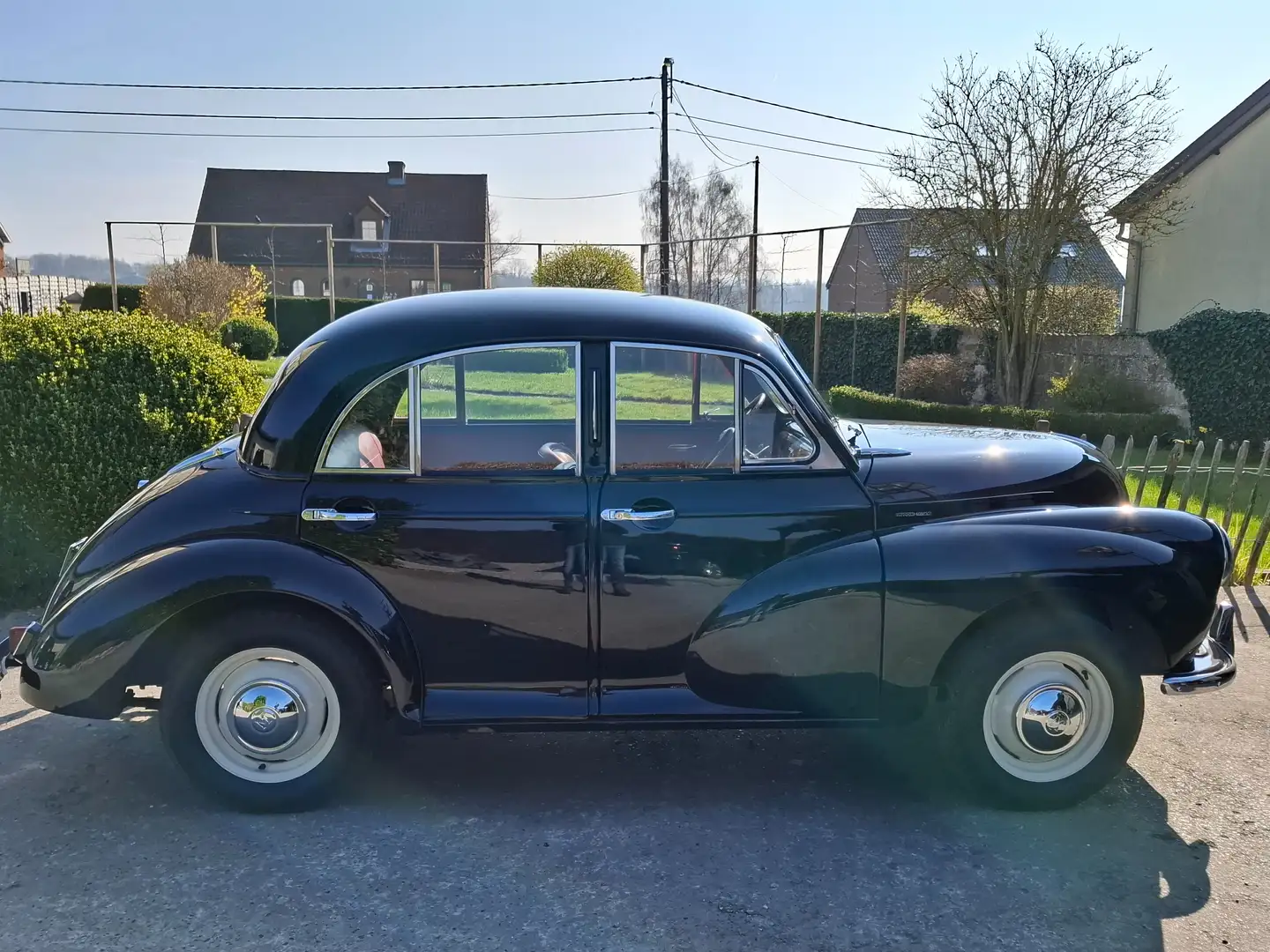 Oldtimer Morris Minor MM Saloon 1952 Schwarz - 2