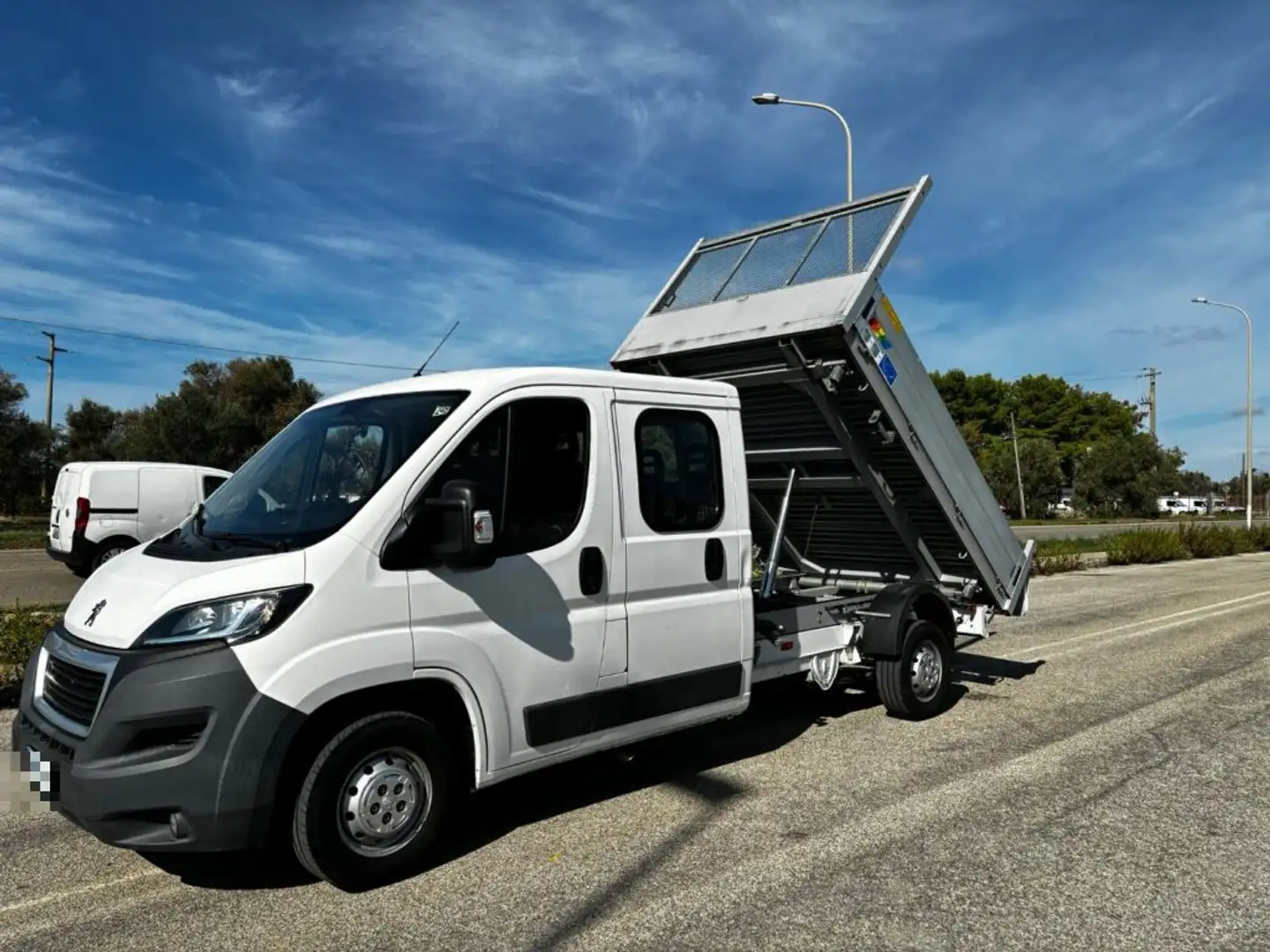 Fiat Ducato 335 2.0 BlueHDi 130CV L3 CASSONE RIBALTABILE TRILA Bianco - 1