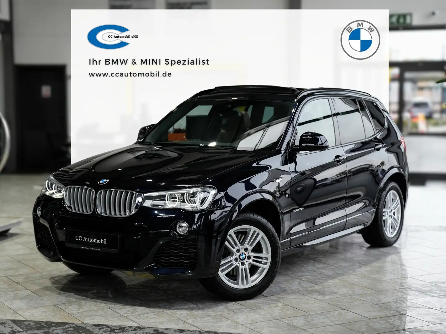 BMW X3 35d M Sport Leder Kamera Panorama Memory Schwarz - 1