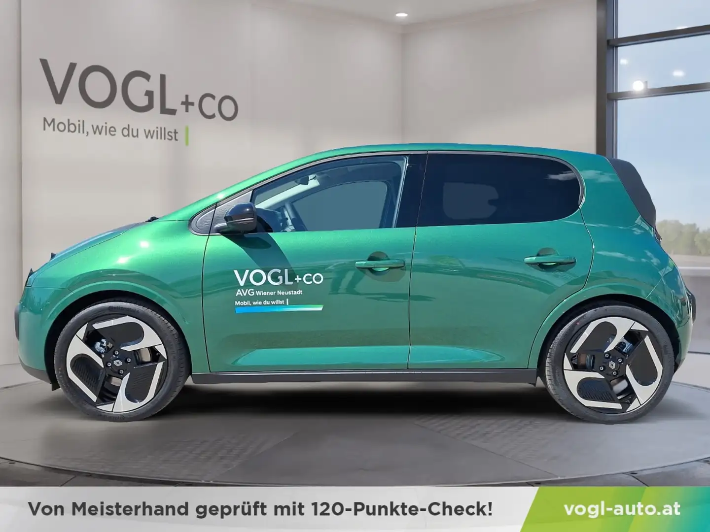 Renault Twingo E-TECH ELECTRIC Techno 80 PS urban range Grün - 2