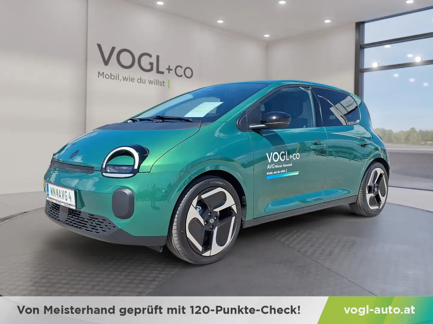 Renault Twingo E-TECH ELECTRIC Techno 80 PS urban range Grün - 1