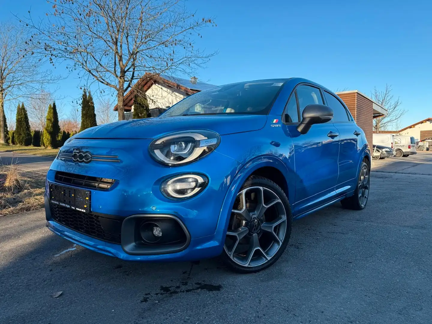 Fiat 500X 1.6 MultiJet SPORT/Leder/Alu/Navigation Blau - 1