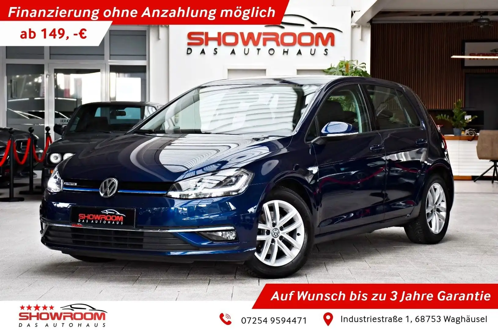 Volkswagen Golf VII Lim. Comfortline BlueMotion Led Massage Blau - 1