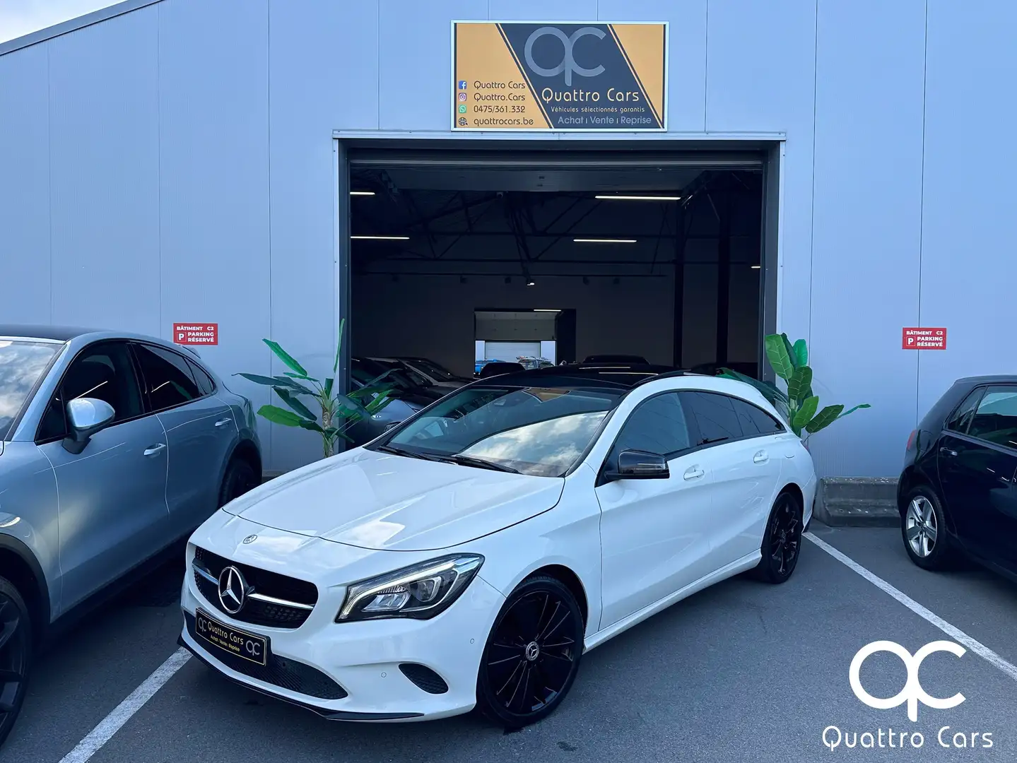 Mercedes-Benz CLA 180 Break - Pack AMG - Toit ouvrant - Sieges Chauff Blanc - 1