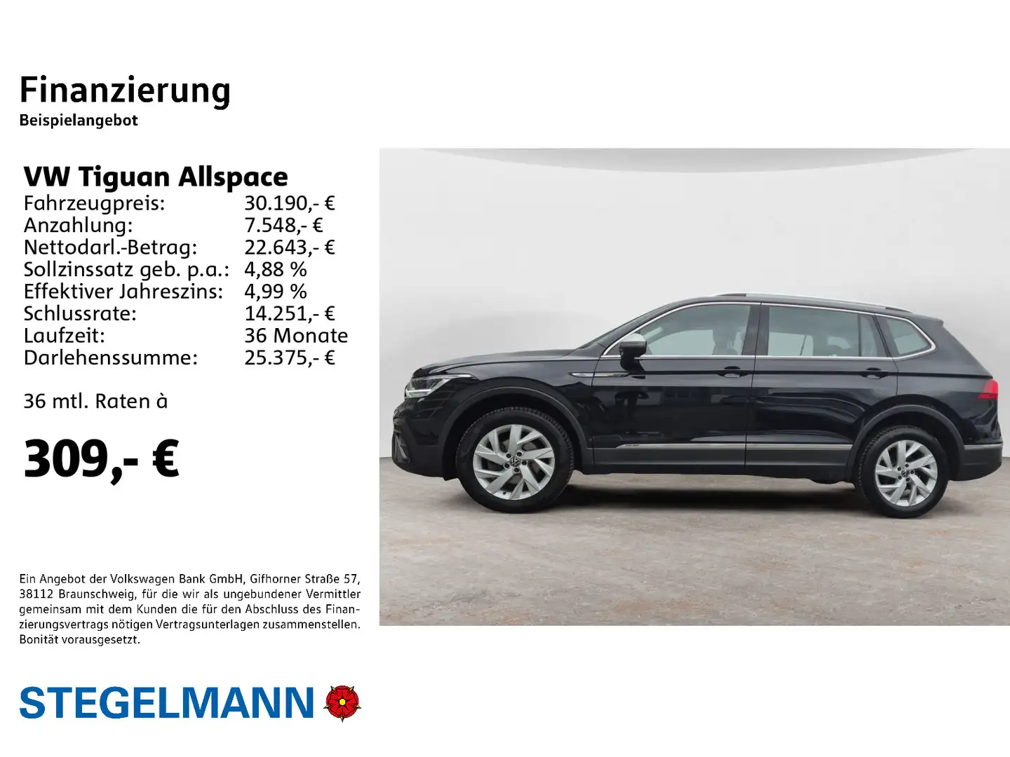 Volkswagen Tiguan Allspace 2.0 TDI DSG Life*AHK*LED*Head-Up Zwart - 2