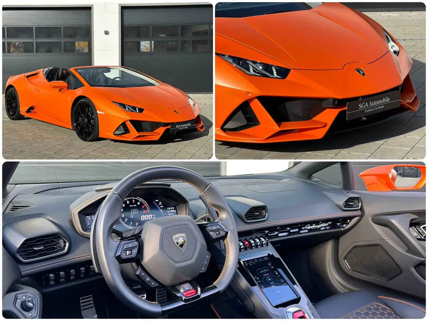 Lamborghini Huracán Huracán EVO Spyder*AWD*LIFT*WARRANTY*CAMERA*PPF Orange - 1