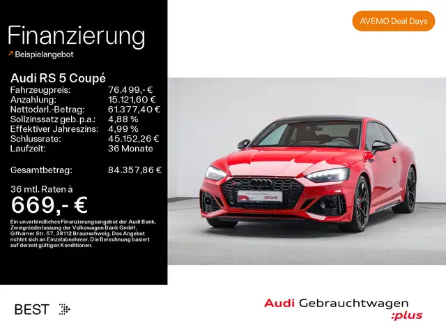 Audi RS5 *NAVI-PLUS*HUD*RS-AGA*PANO*OPTIK-PAKET