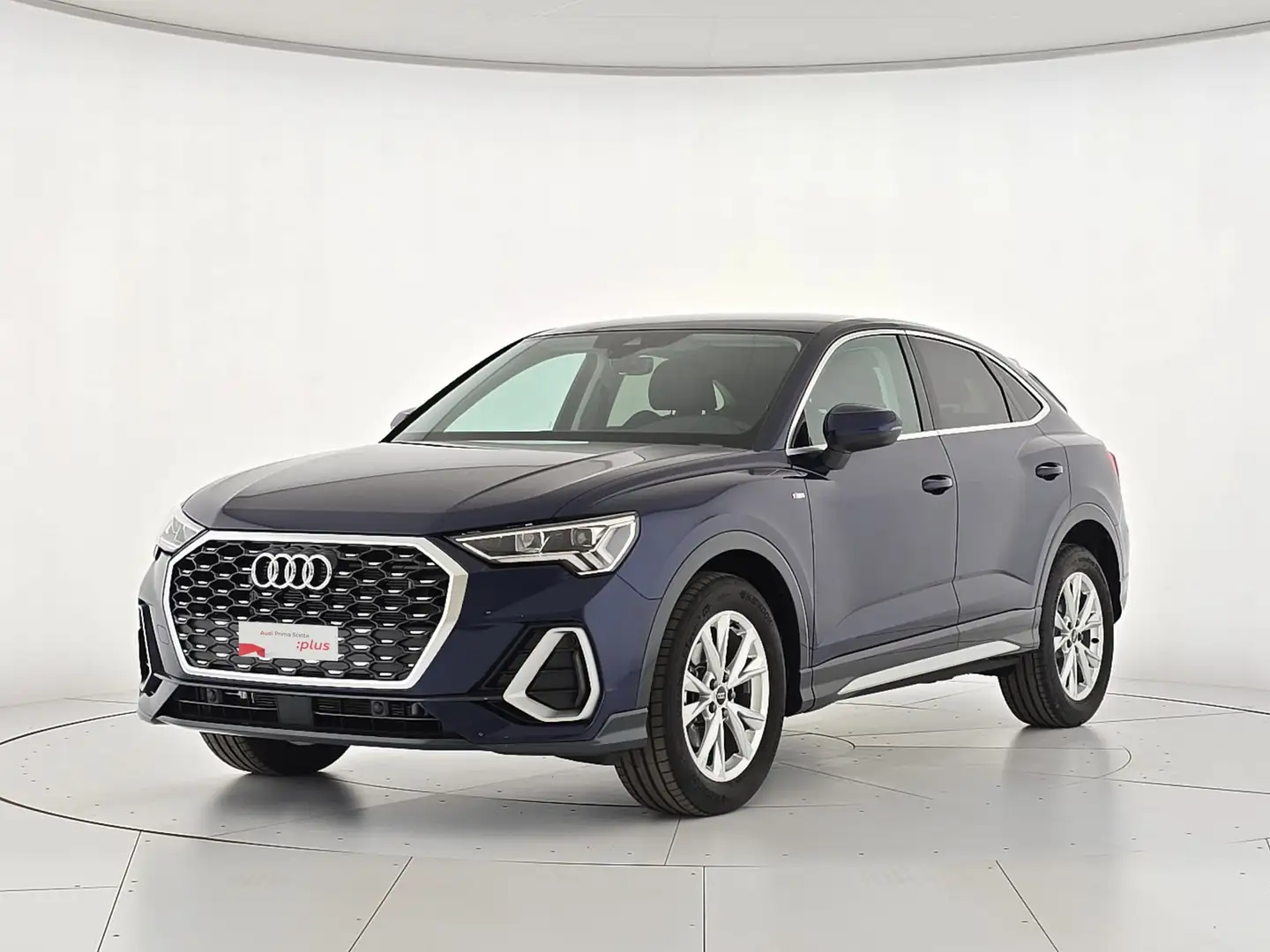 Audi Q3 sportback 35 2.0 tdi s line edition s-tronic Bleu - 1