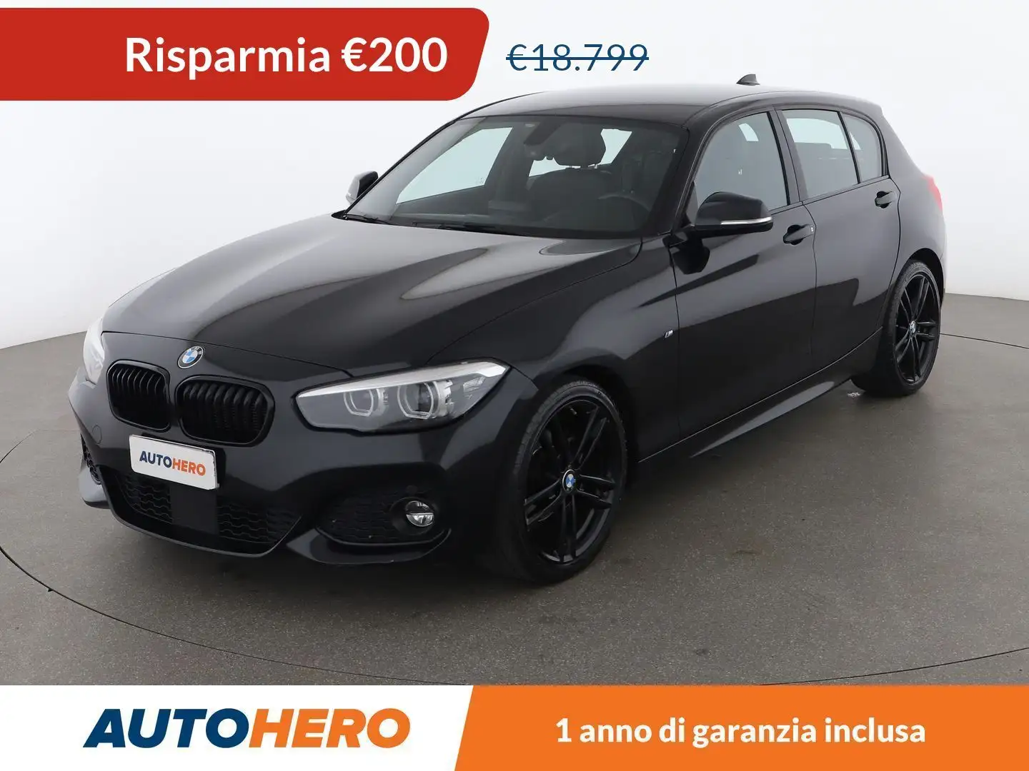 BMW 116 116d Msport Чорний - 1