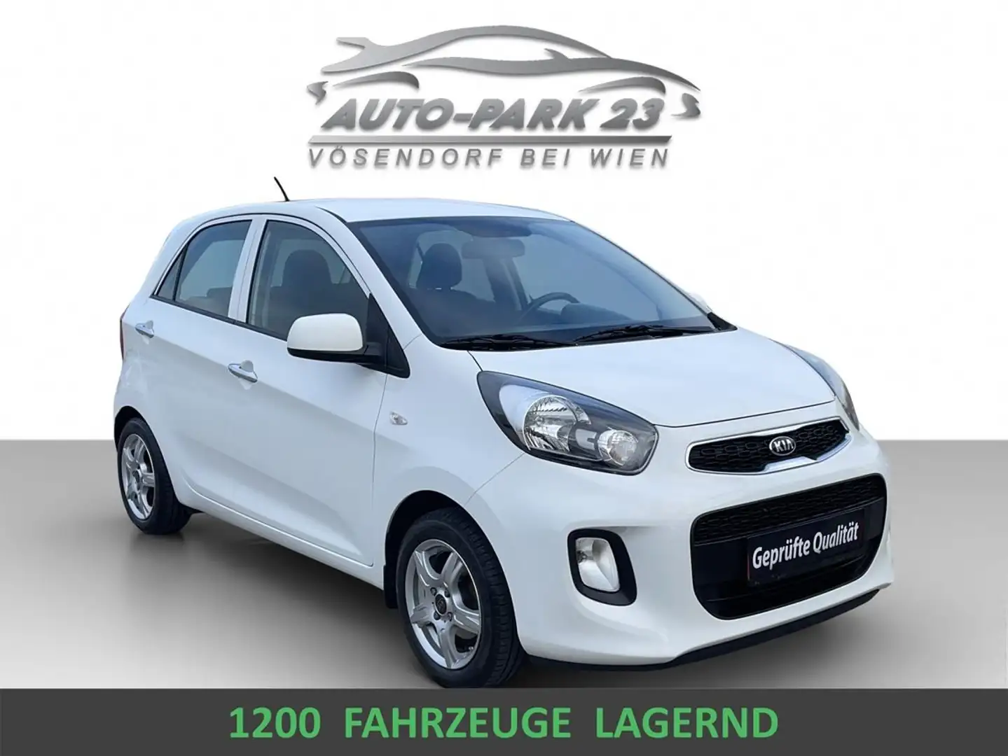 Kia Picanto TITANIUM*1JAHR-GARANTIE*PICKERL4/27*MOD2016 Weiß - 1