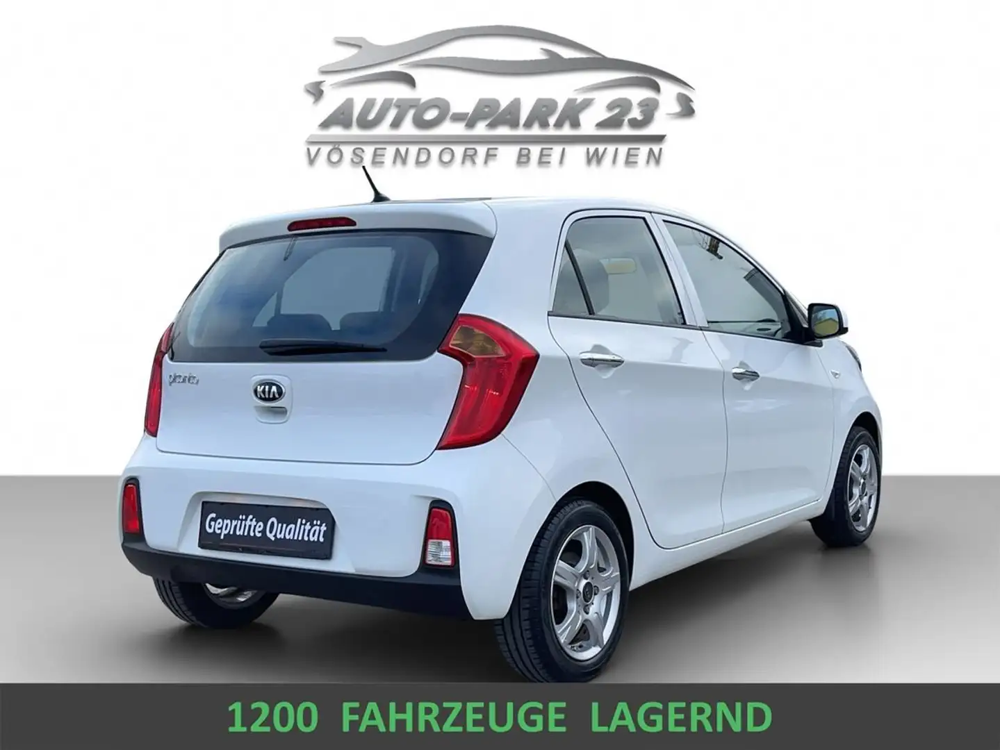 Kia Picanto TITANIUM*1JAHR-GARANTIE*PICKERL4/27*MOD2016 Weiß - 2