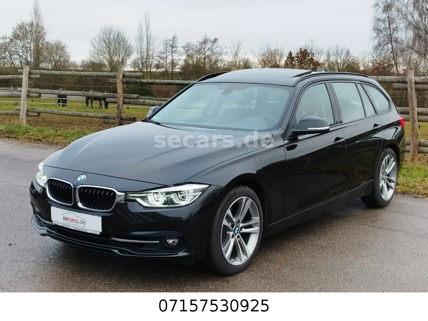 BMW 320 i Tour SportL SAG NavPro AHK Pano 18" FLA LED Schwarz - 1