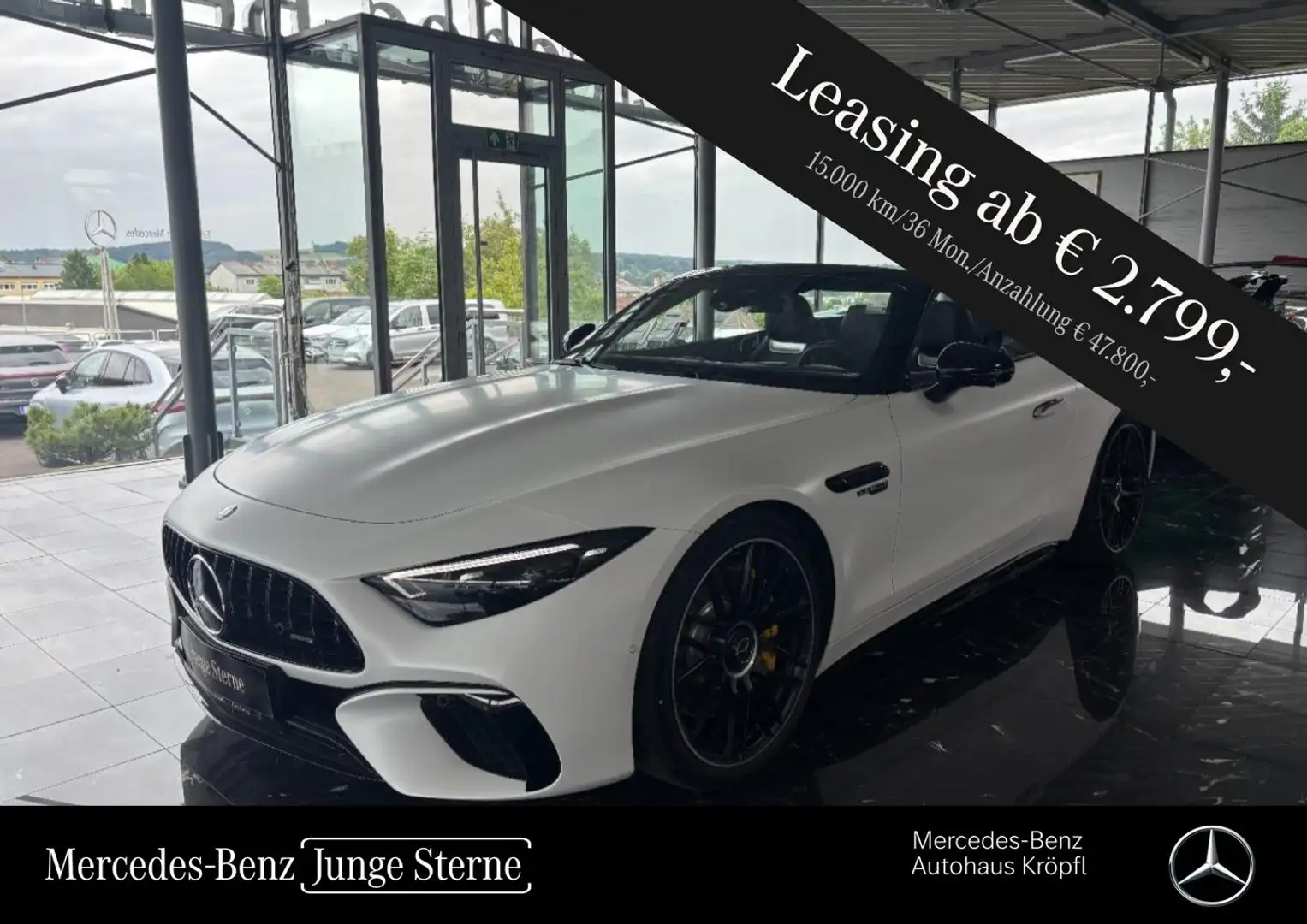 Mercedes-Benz SL 63 AMG 4MATIC+ AMG MBUX HUD KeyGo Weiß - 1