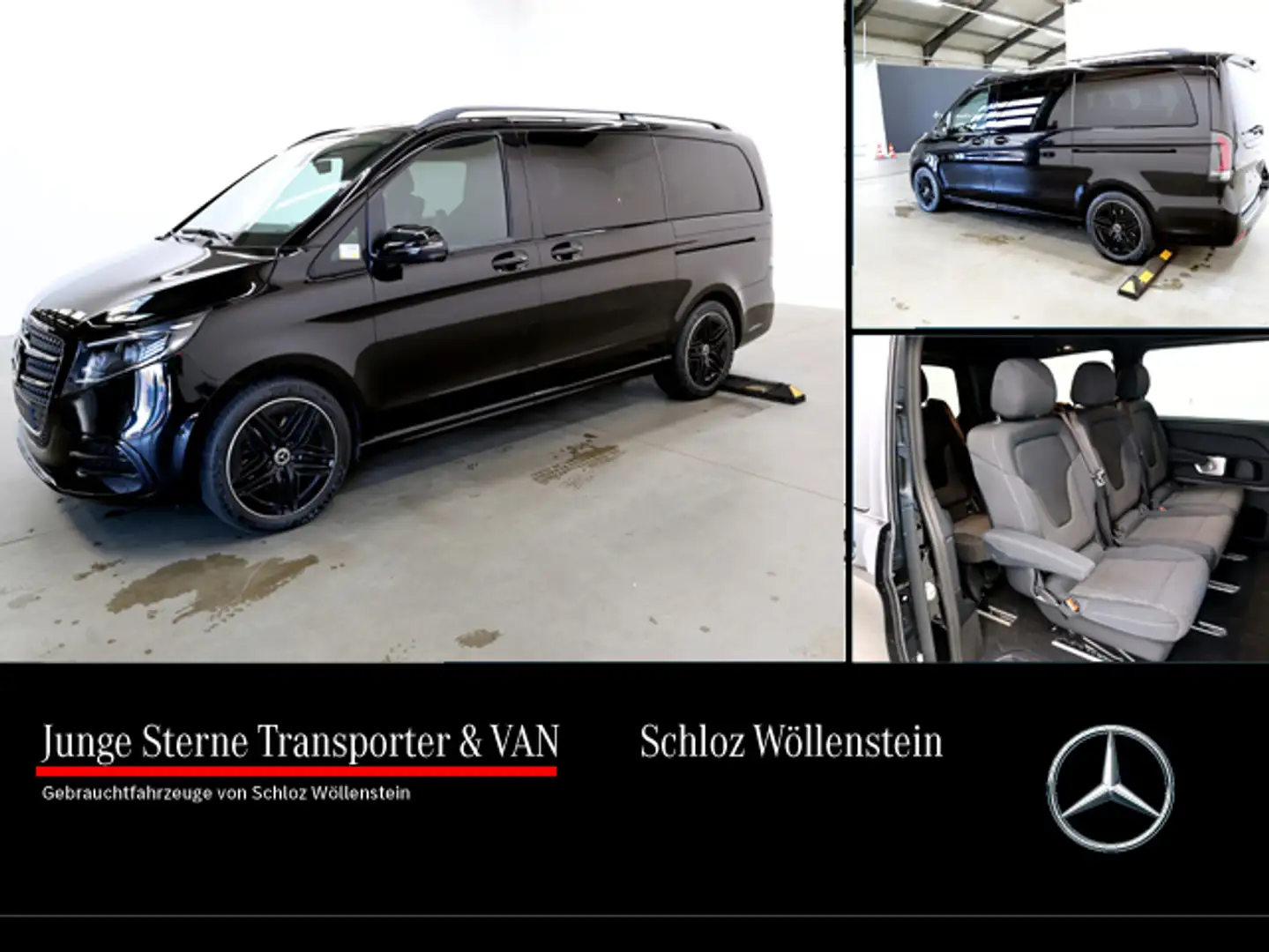 Mercedes-Benz V 250 STYLE AMG MBUX*Sound*Night*AIR*AHK*MBeam* Schwarz - 1